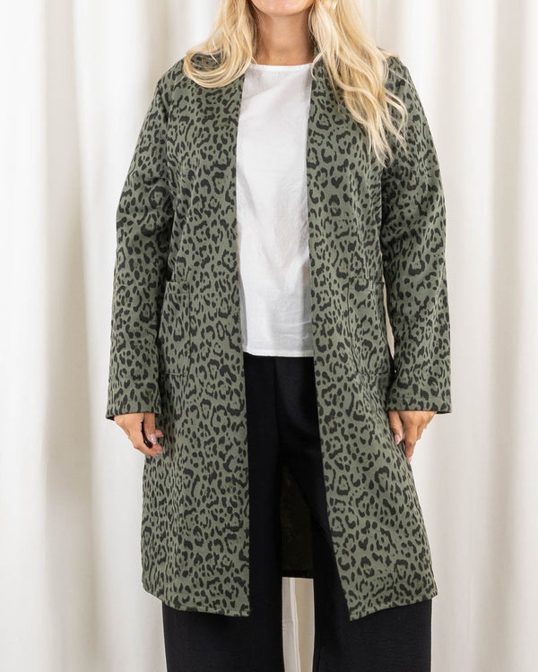 Britta cardigan, Khaki