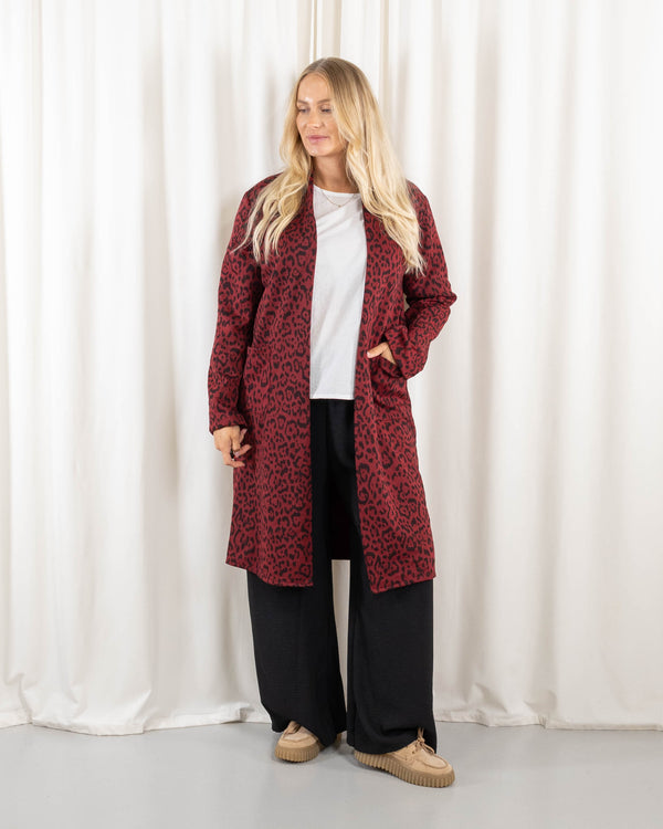 Britta cardigan, Bordeaux