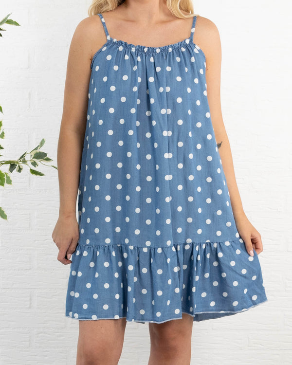 Jolly kjole, Denim blå