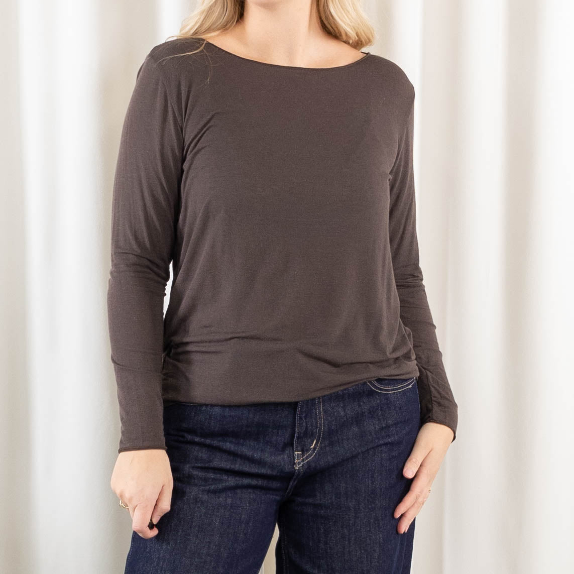Cashy long sleeve, Choko