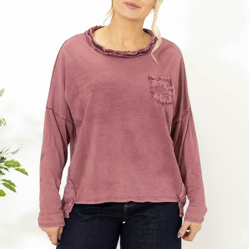 Kendra bomulds overdel, Lilla