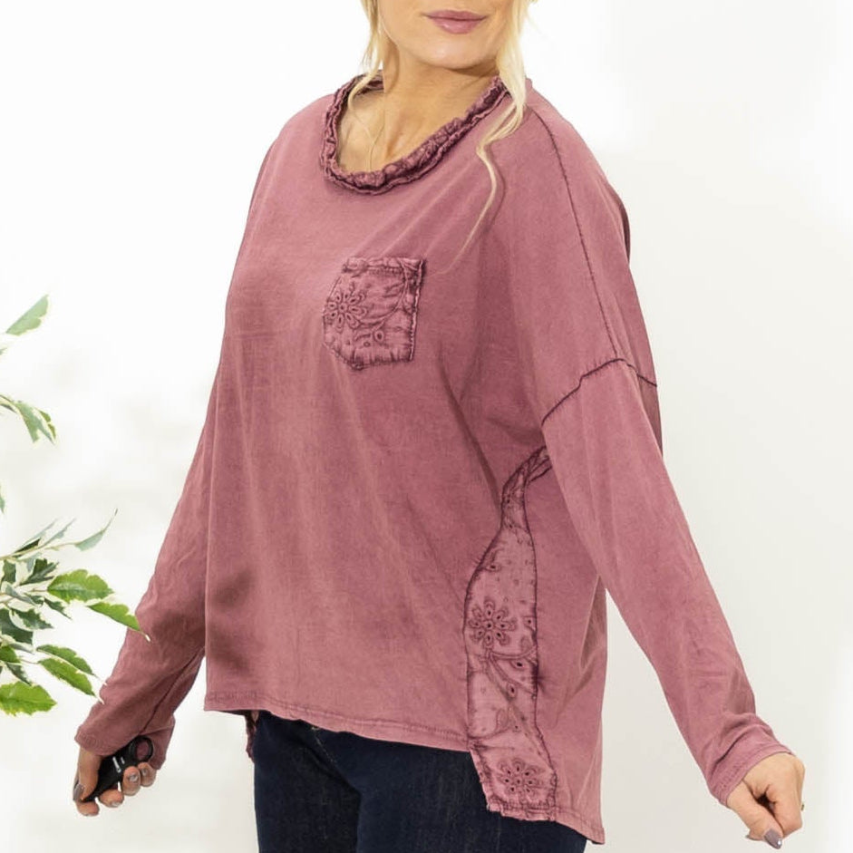 Kendra bomulds overdel, Lilla