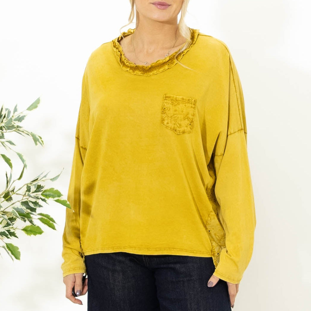 Kendra bomulds overdel, Sennep