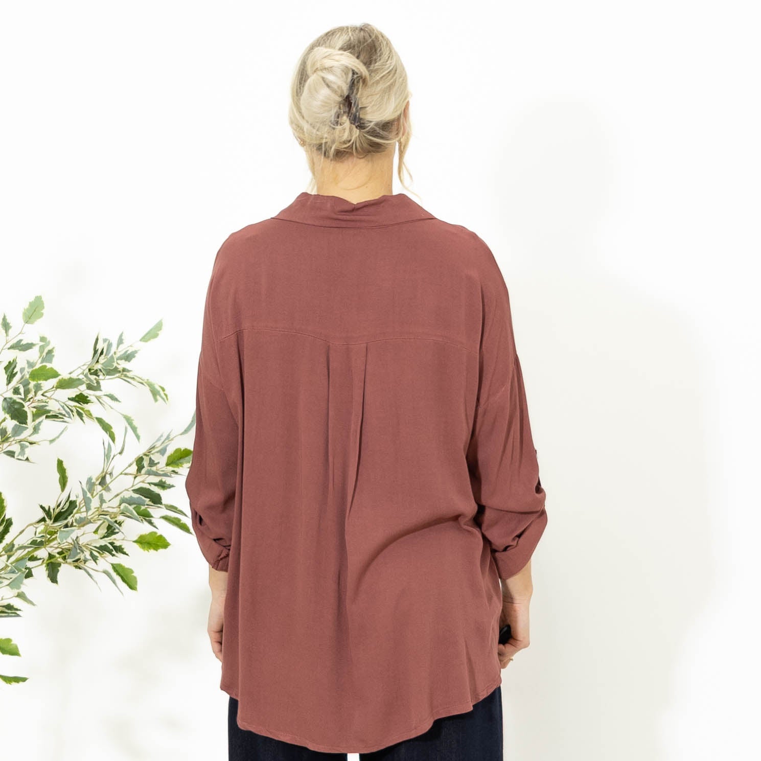 Fiona viskose overdel, Lilla