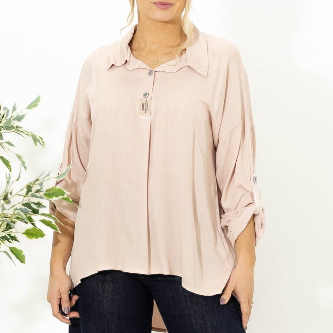 Fiona viskose overdel, Rosa