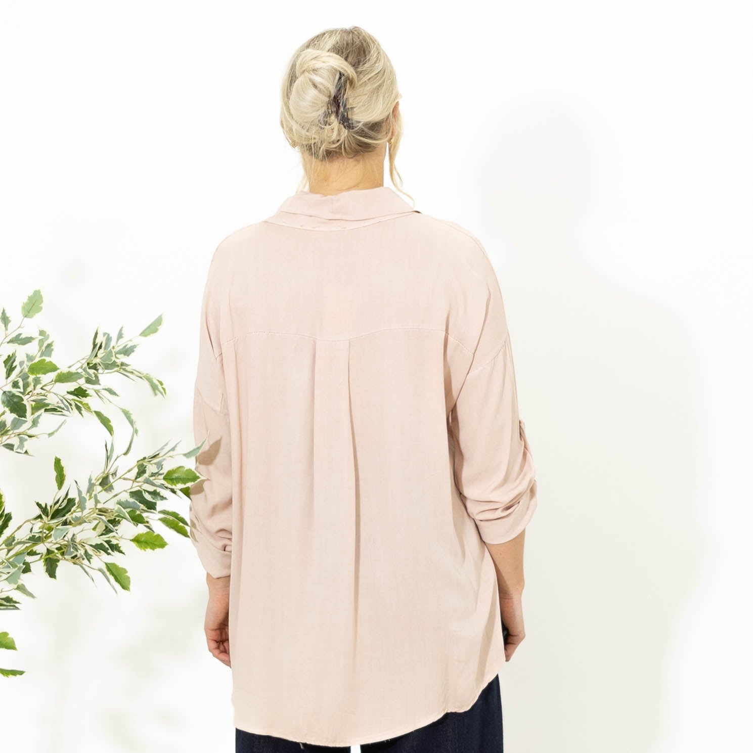 Fiona viskose overdel, Rosa