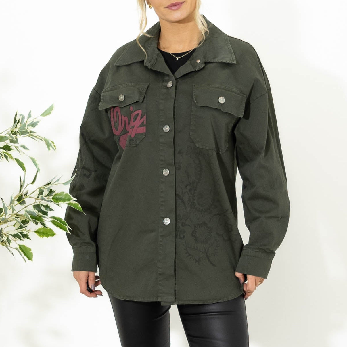 Ronnie twill jakke, Miligrøn