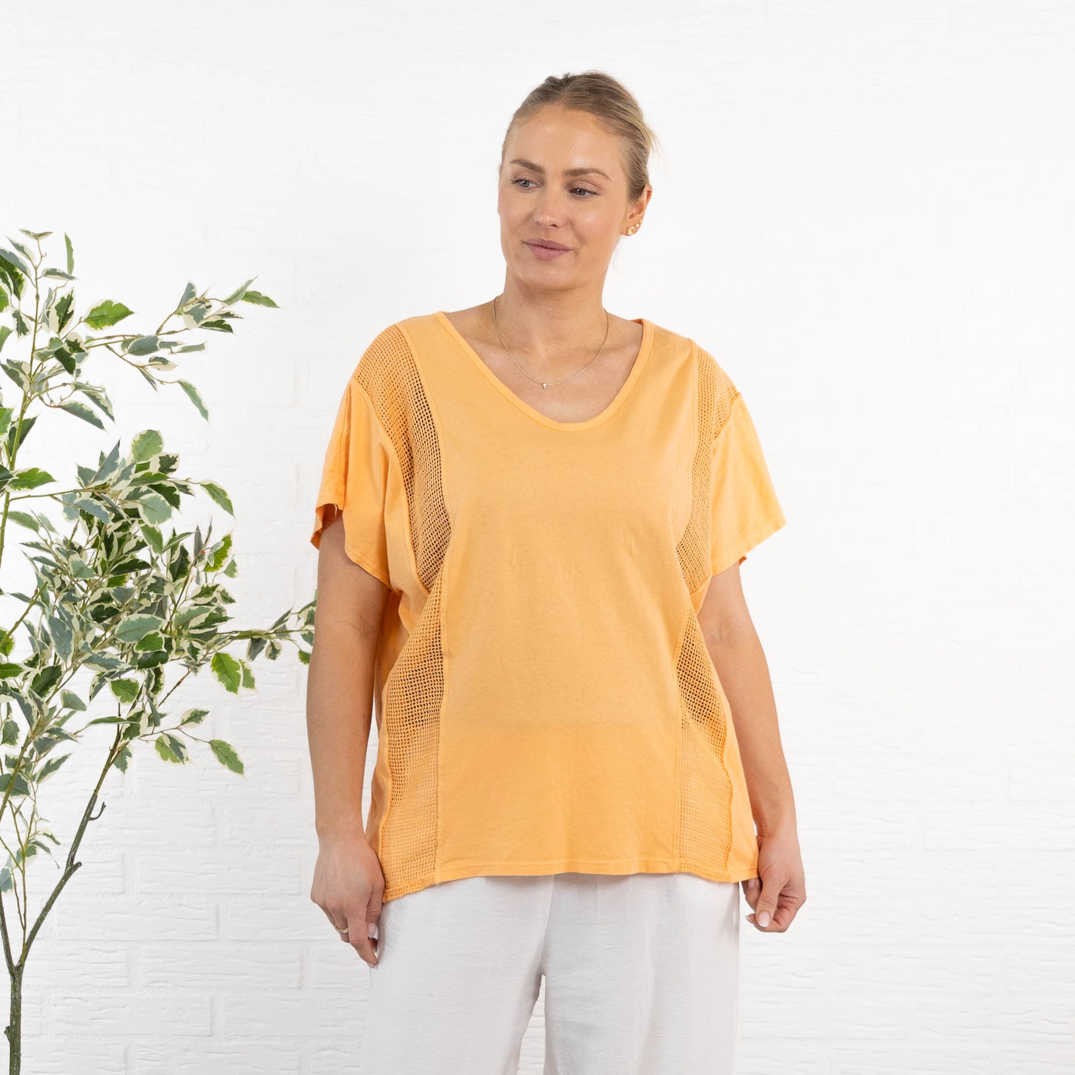 Willow t-shirt, Koral