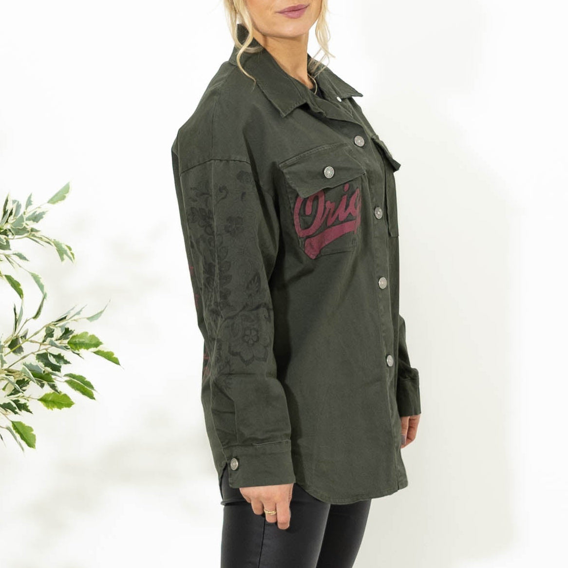 Ronnie twill jakke, Miligrøn