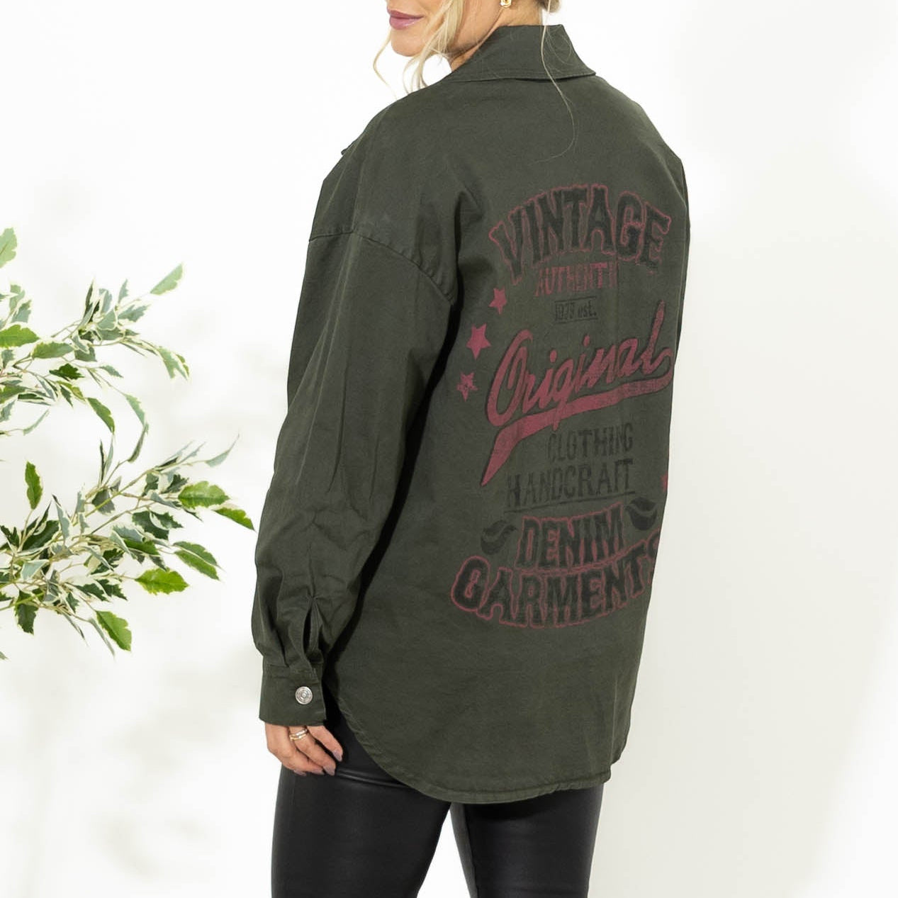 Ronnie twill jakke, Miligrøn