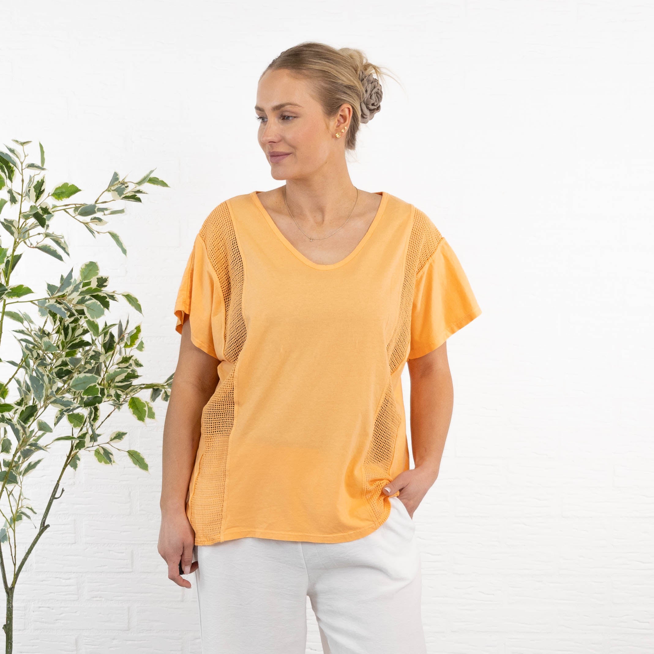 Willow t-shirt, Koral