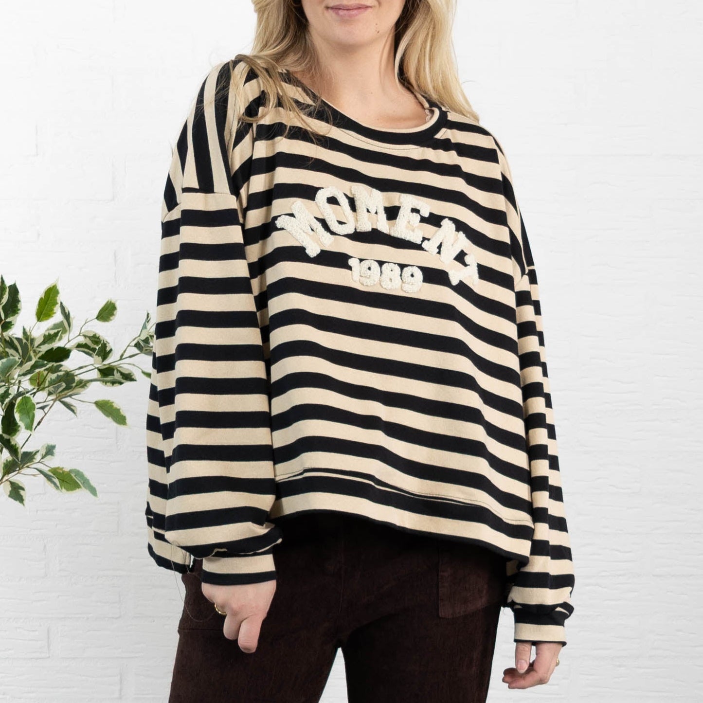 Moment sweatshirt, Sort