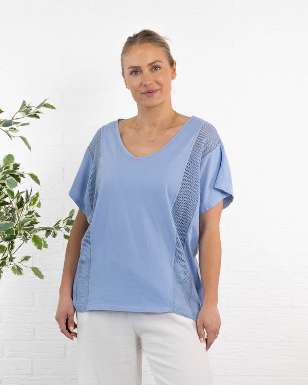 Willow t-shirt, Blå