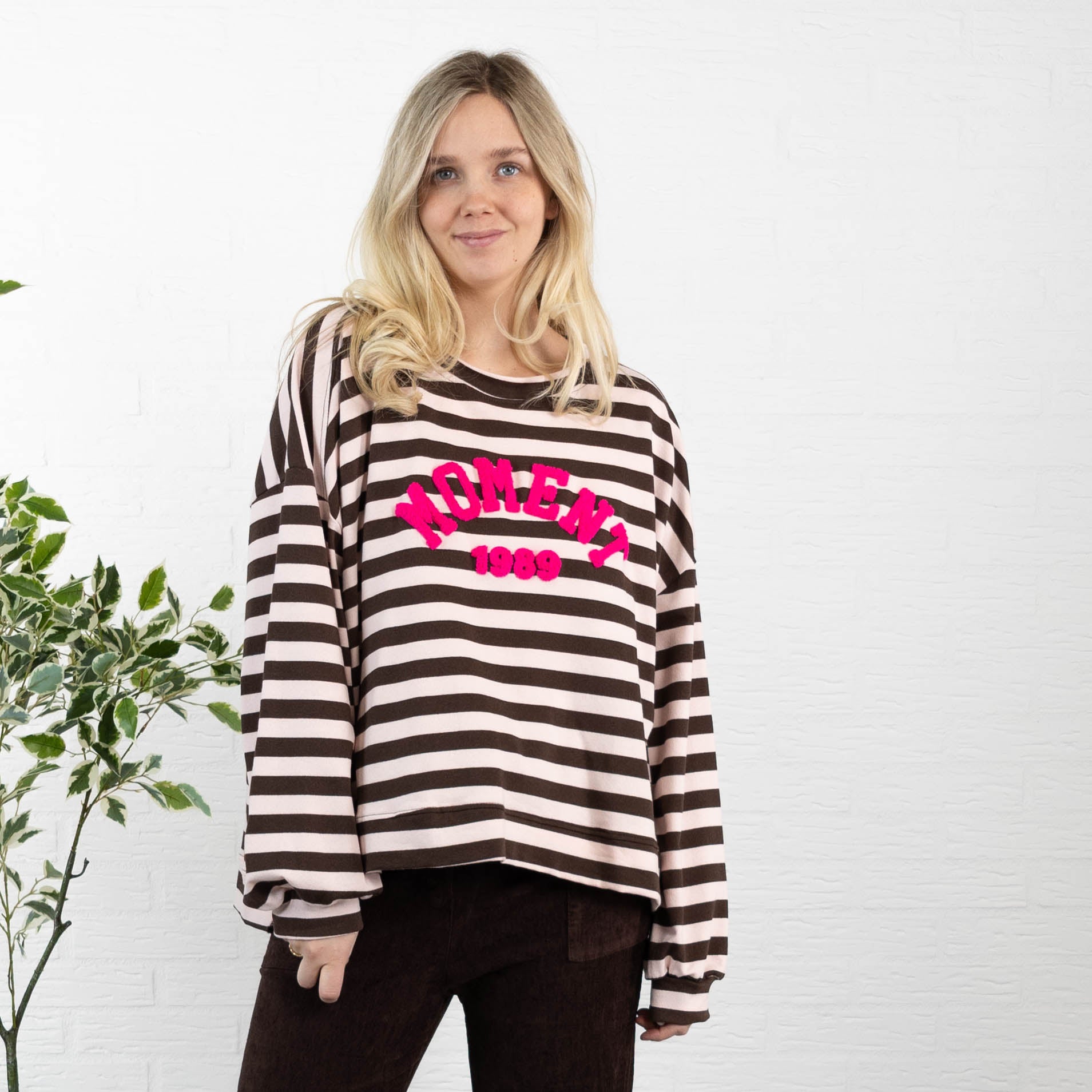 Moment sweatshirt, Rosa