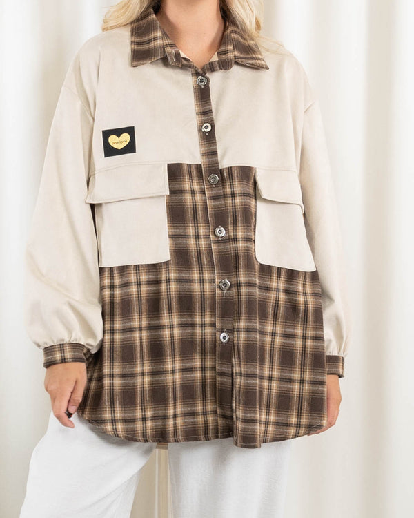 Kendra jakke, Beige