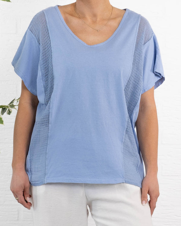 Willow t-shirt, Blå