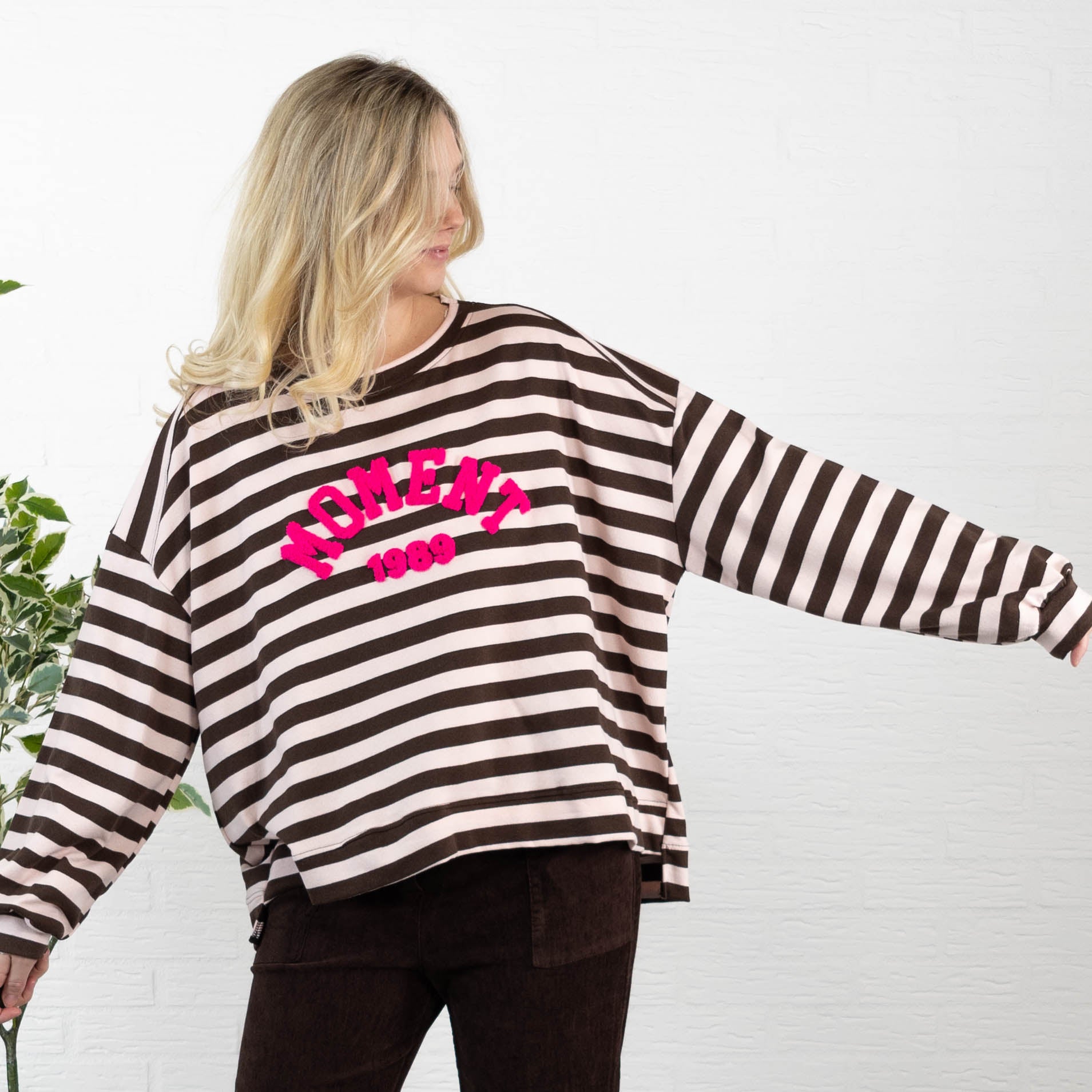 Moment sweatshirt, Rosa