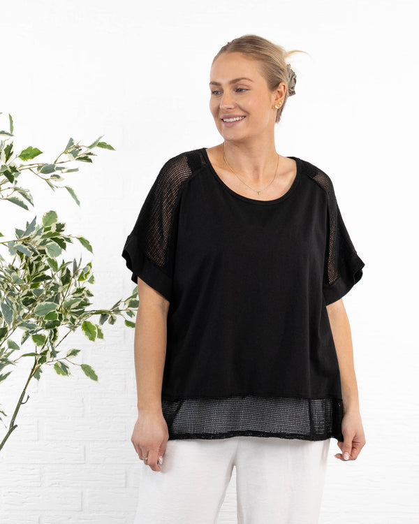 Milo t-shirt, Sort