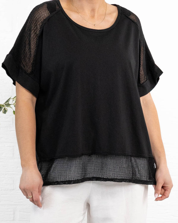 Milo t-shirt, Sort