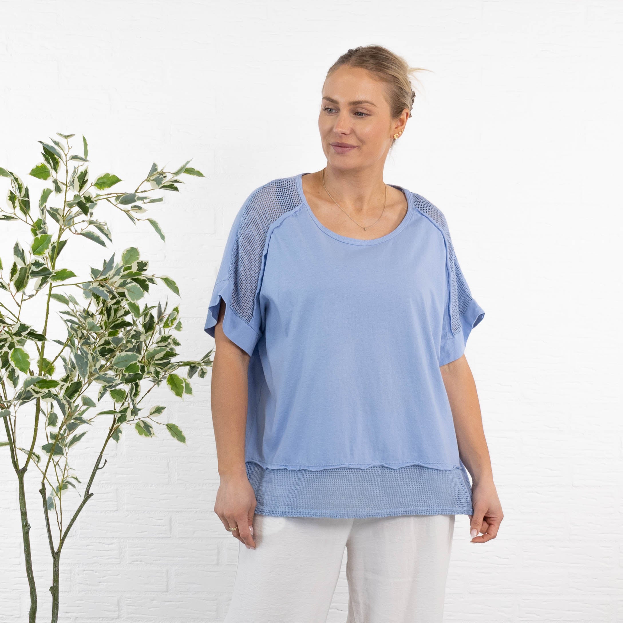 Milo t-shirt, Lyseblå