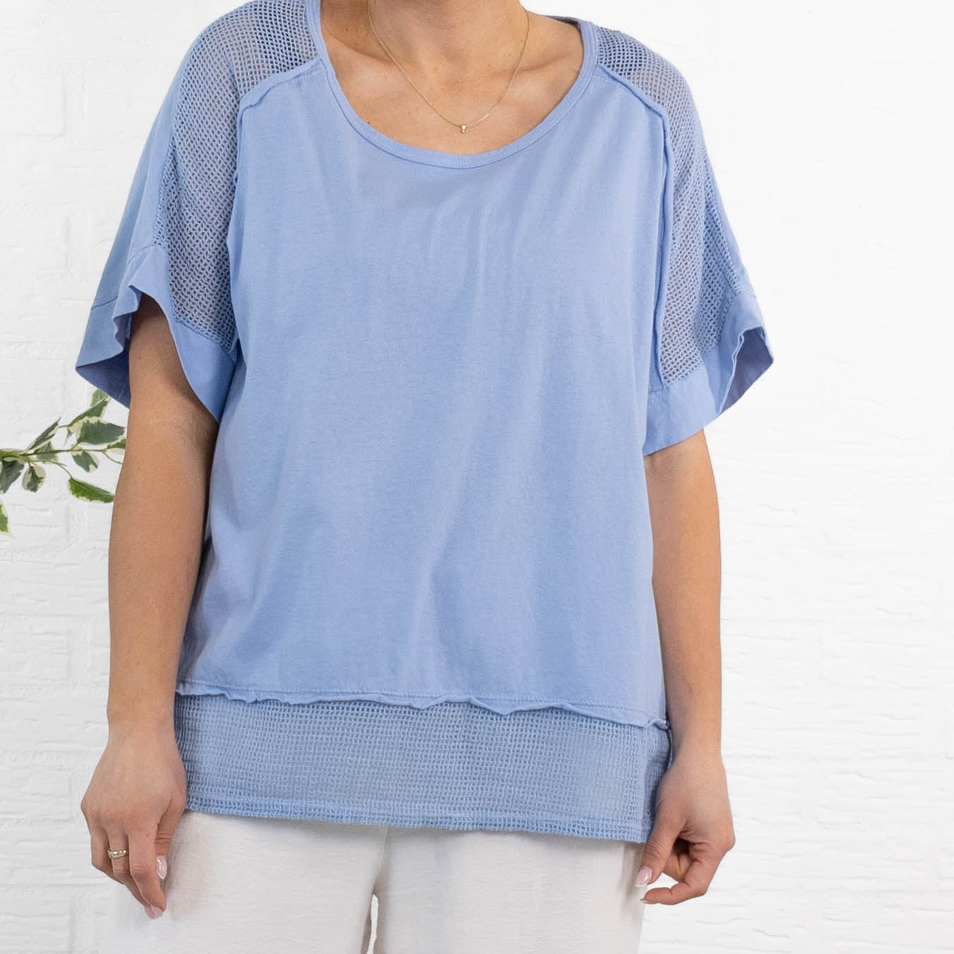 Milo t-shirt, Lyseblå