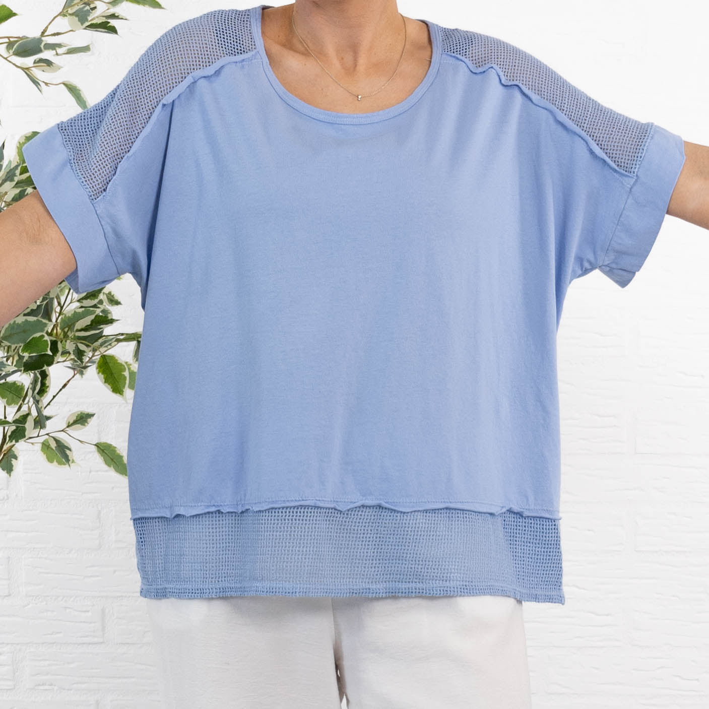 Milo t-shirt, Lyseblå
