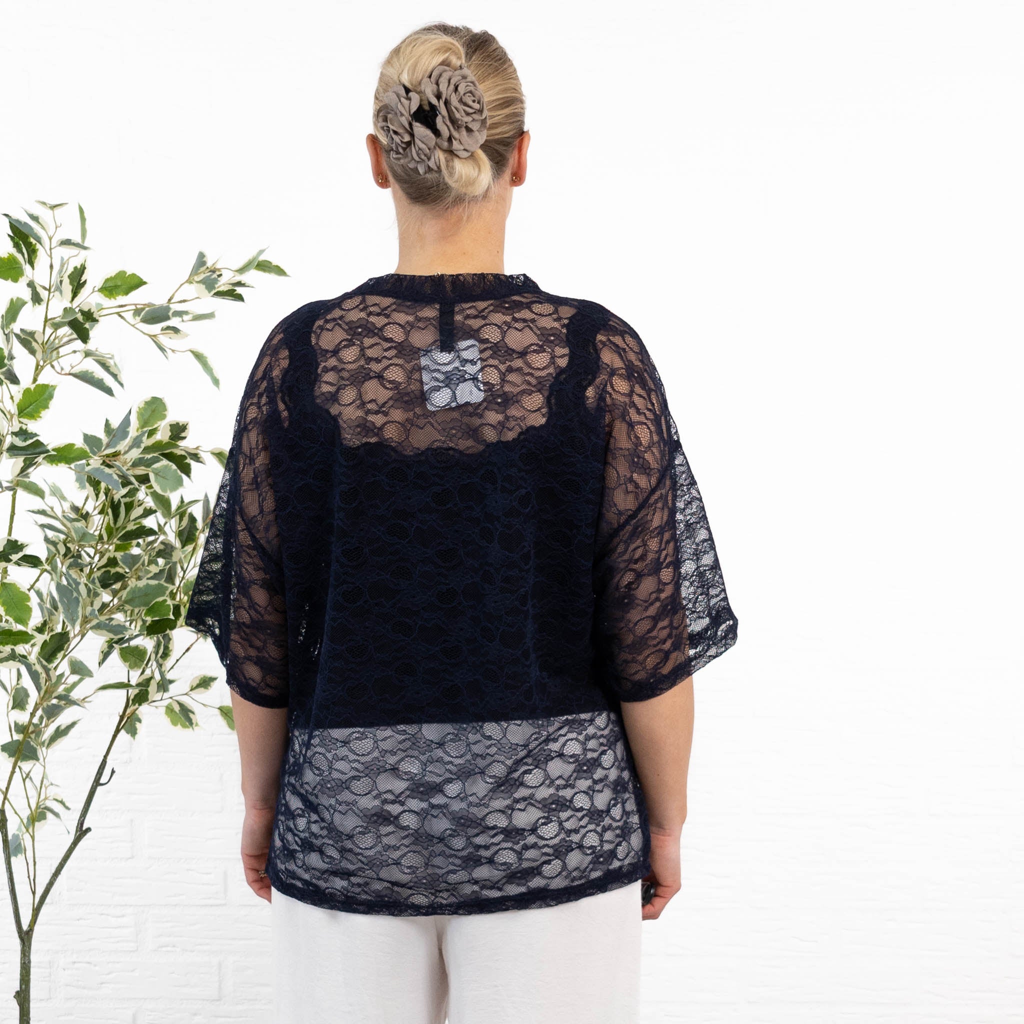 California mesh t-shirt, Navy