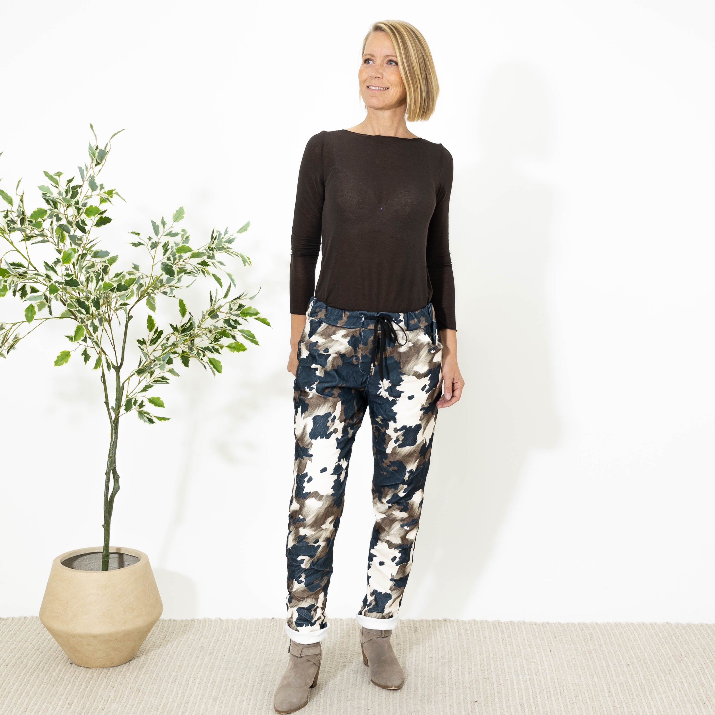 Maika vegan bukser, Navy