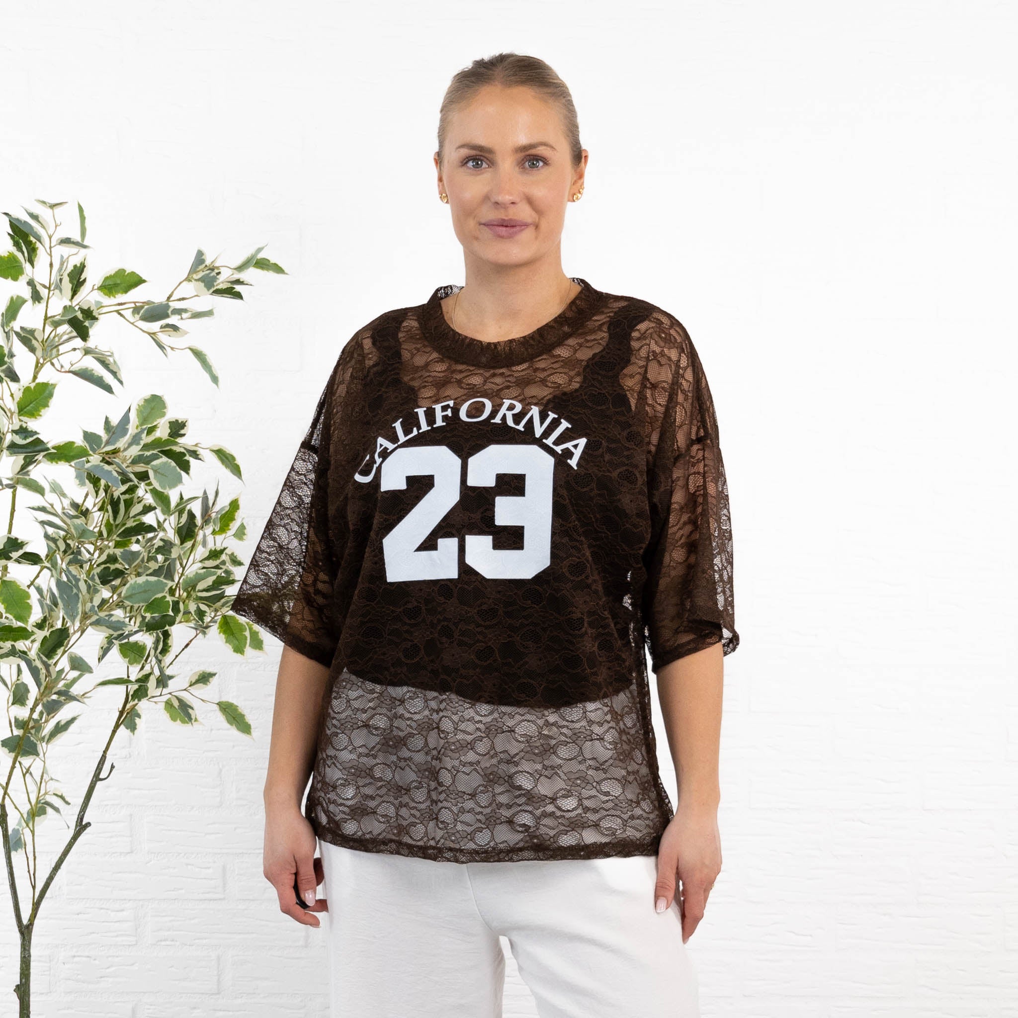 California mesh t-shirt, Choko
