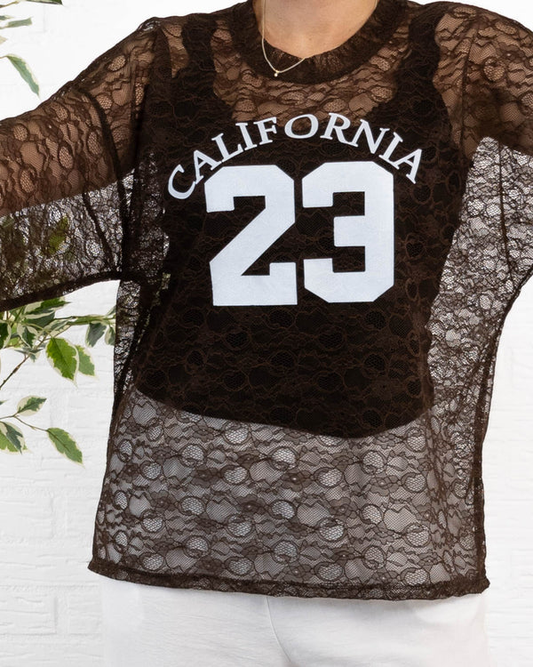 California mesh t-shirt, Choko