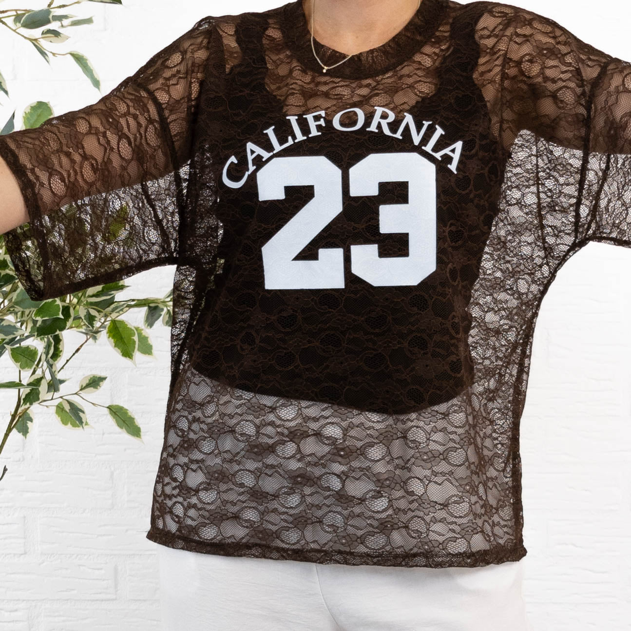 California mesh t-shirt, Choko