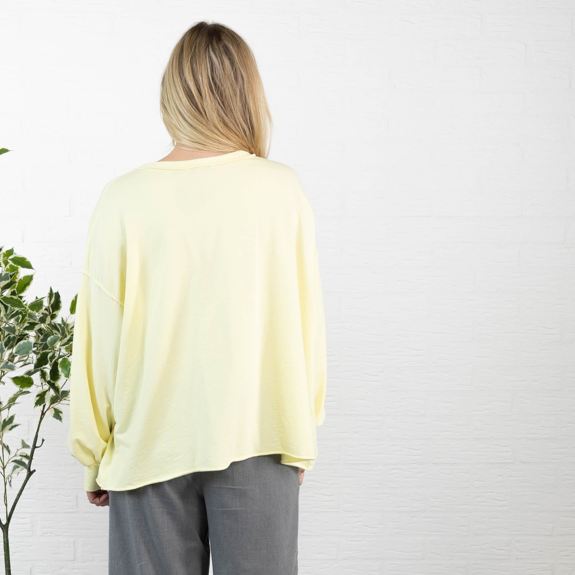 LEVEL 1 sweatshirt, Gul