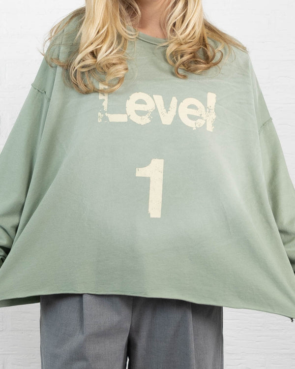 LEVEL 1 sweatshirt, Khaki