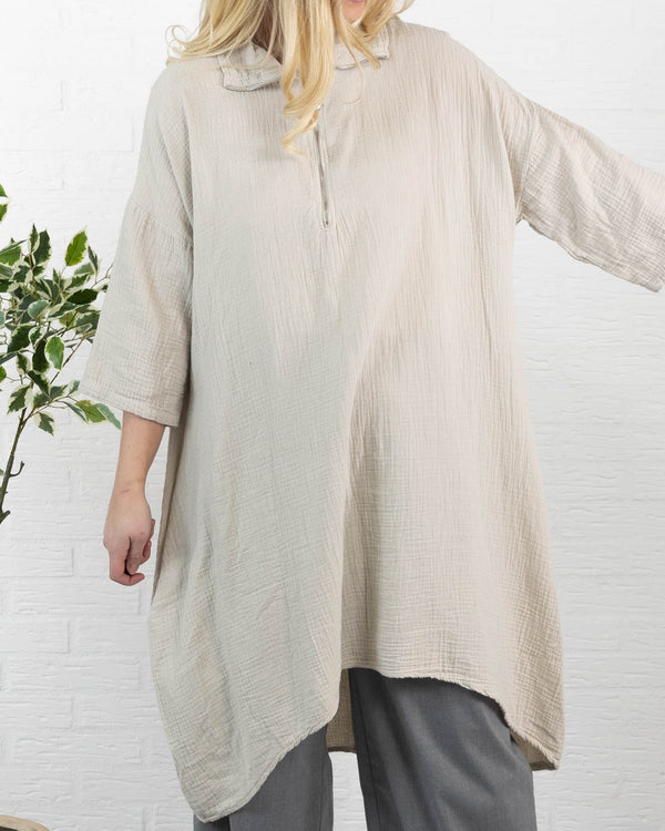 Lydia tunika/kjole, Beige
