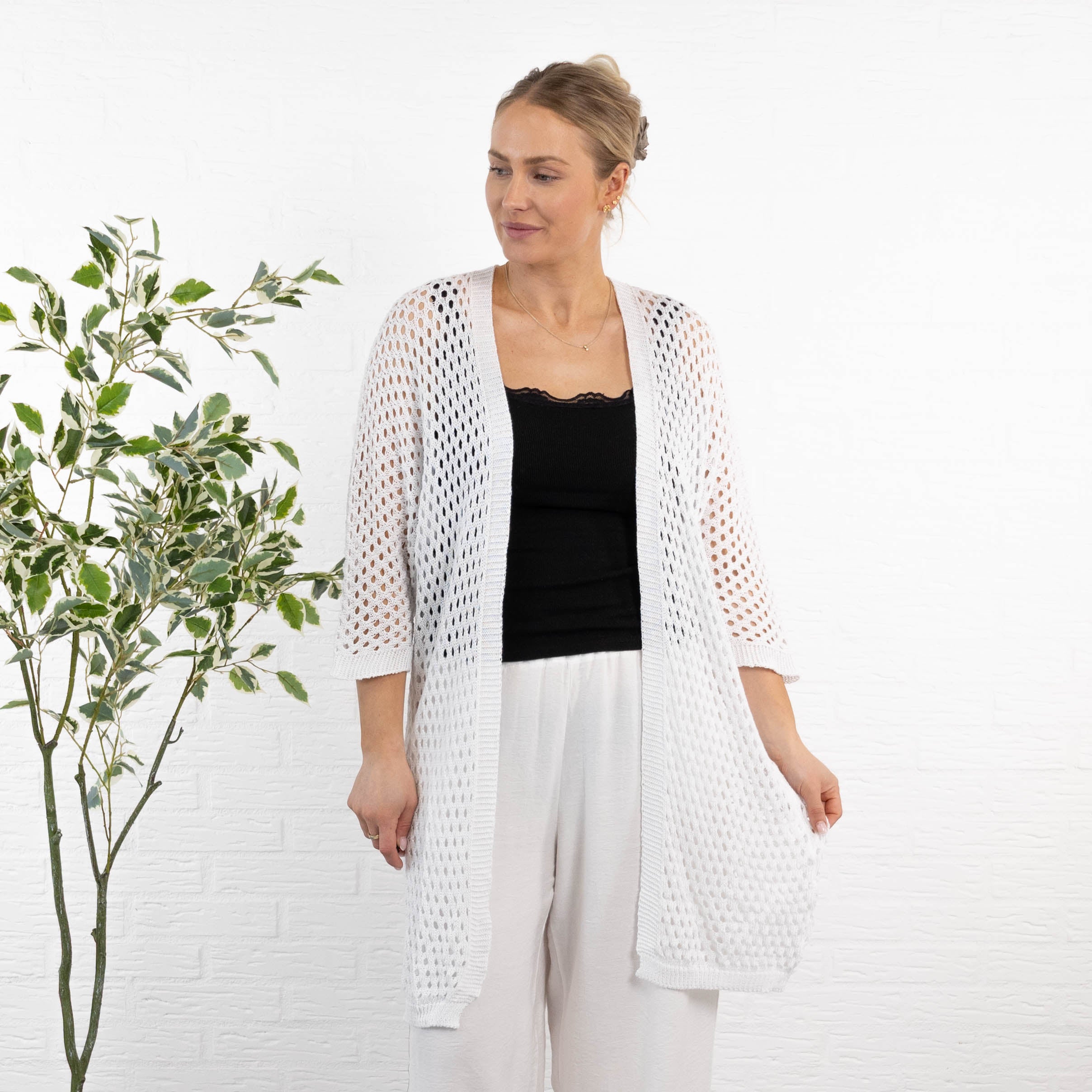 Sira Cardigan, Hvid