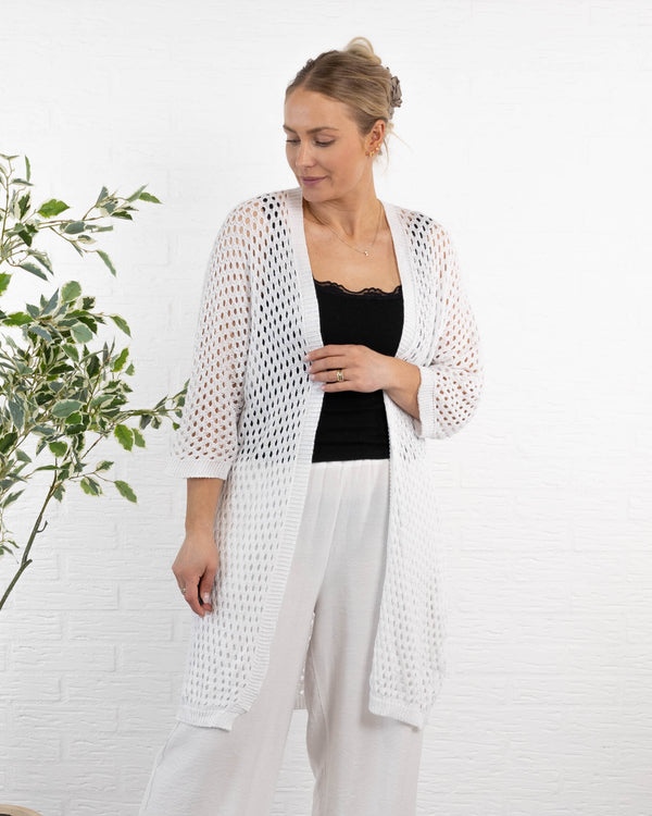 Sira Cardigan, Hvid