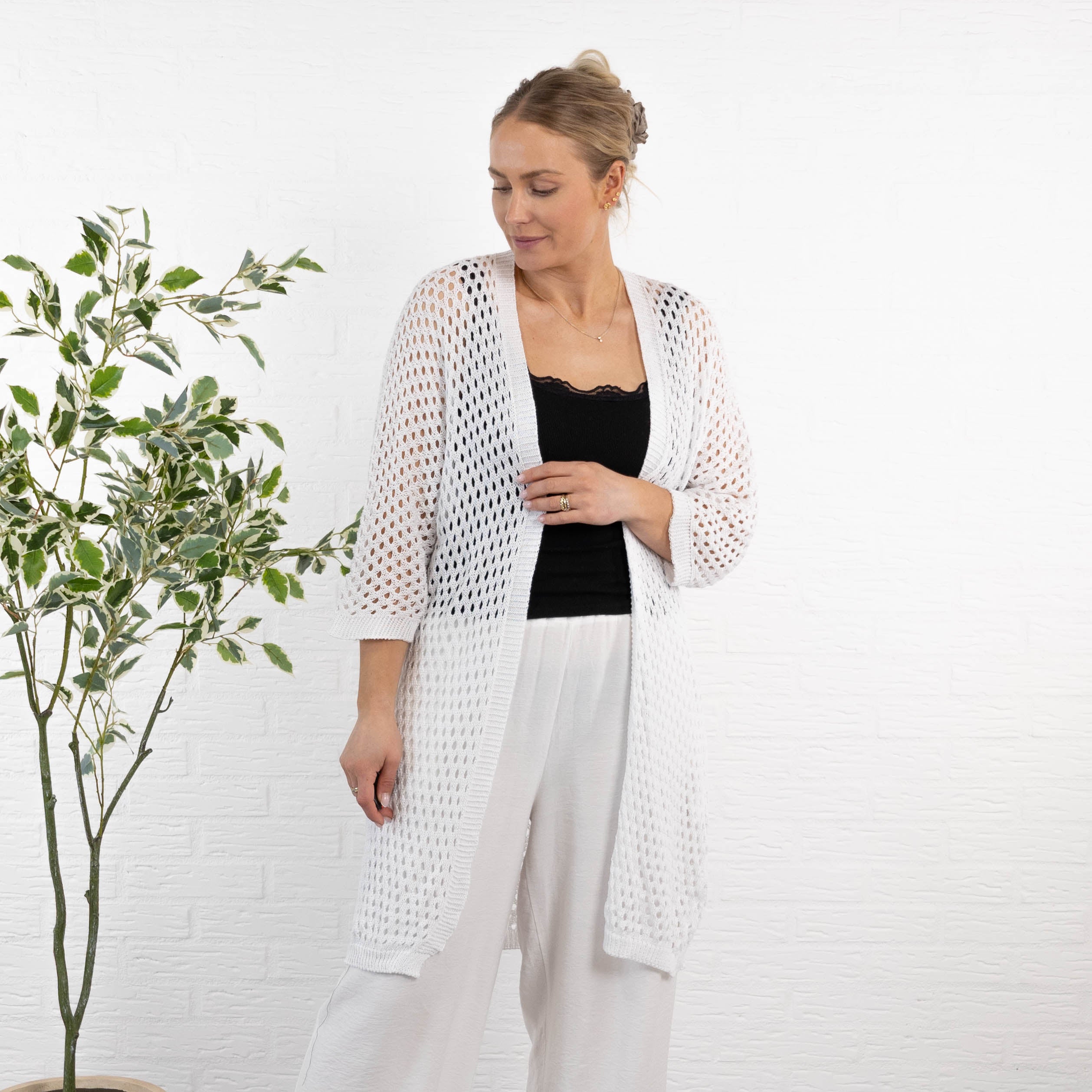 Sira Cardigan, Hvid