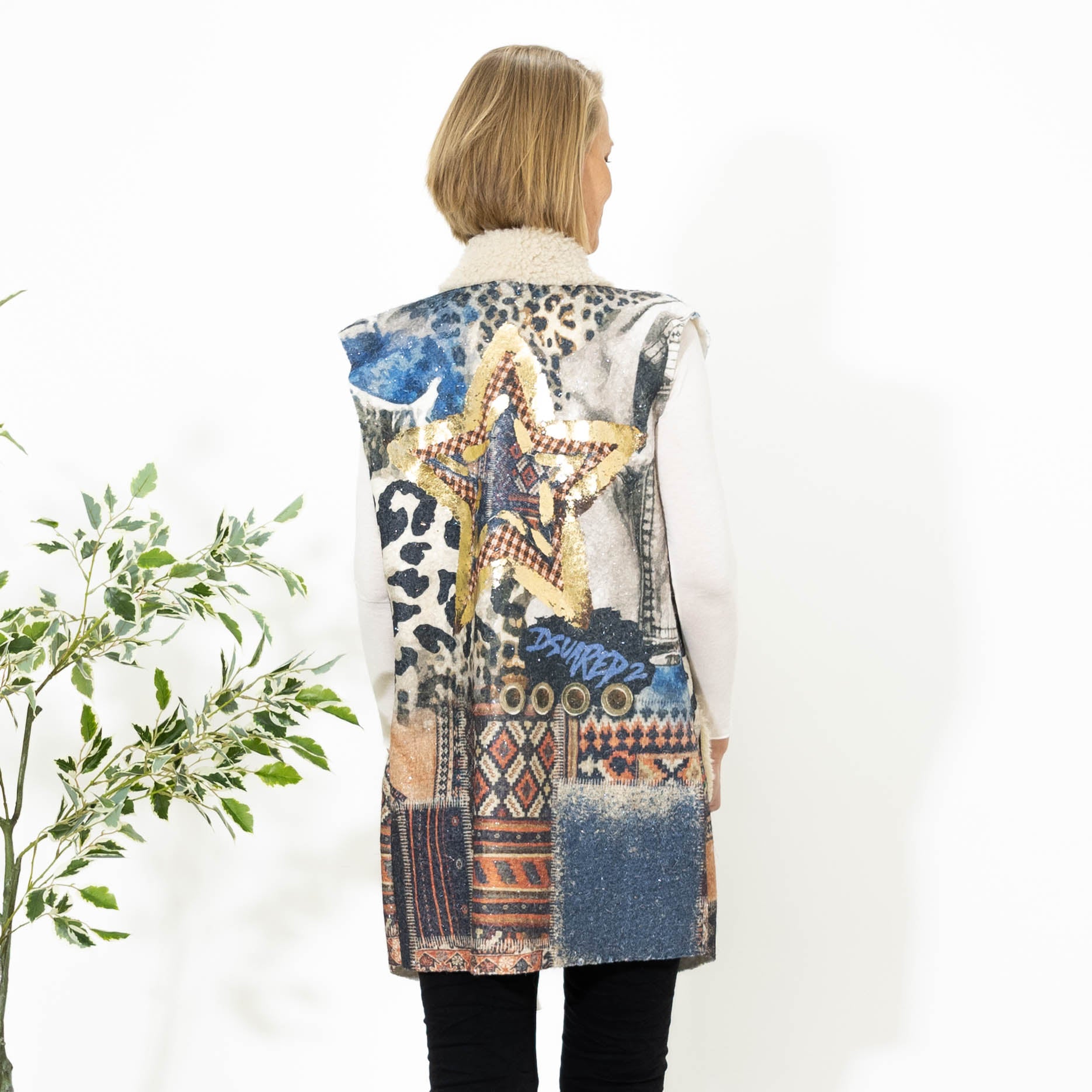 Star plys vest, Print1