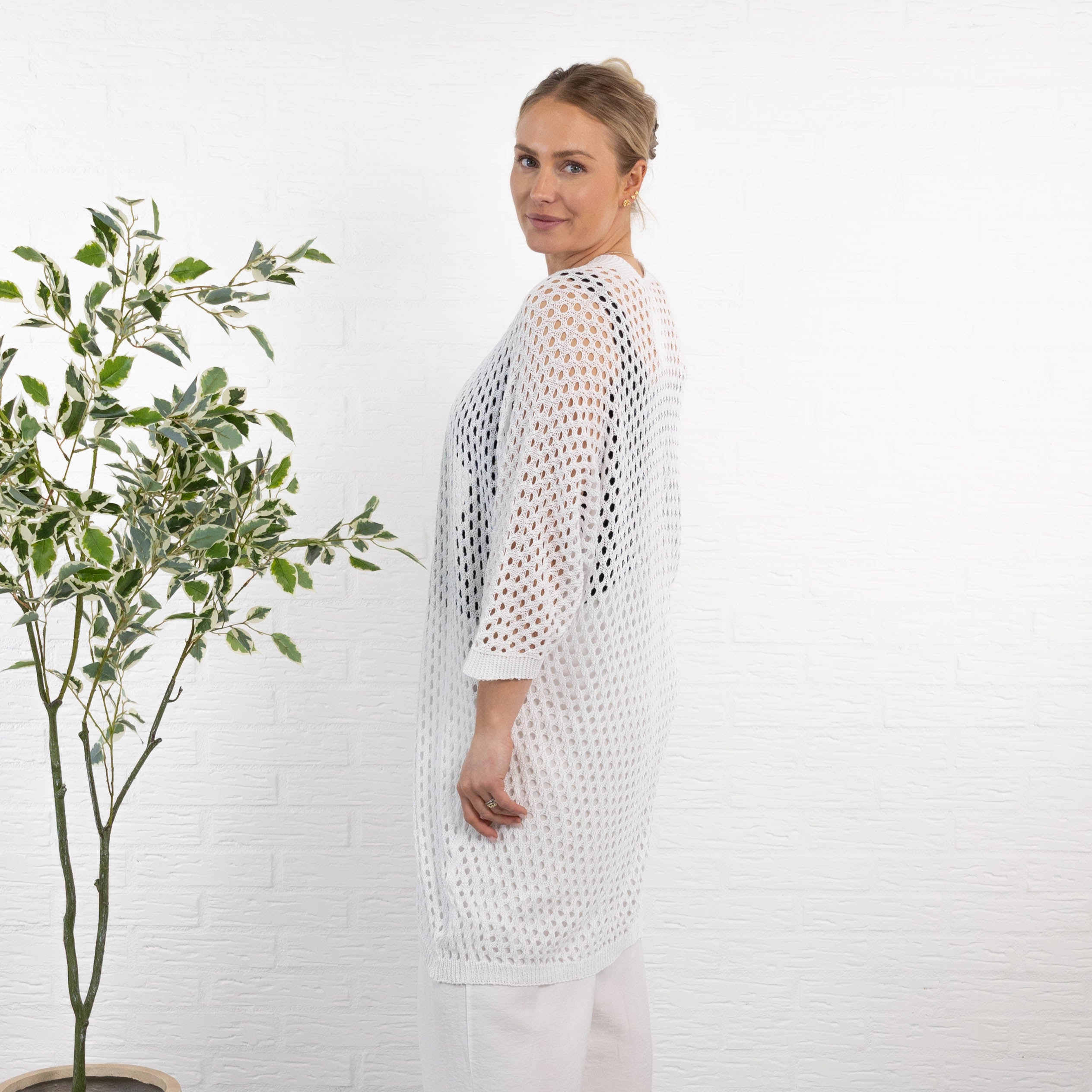 Sira Cardigan, Hvid