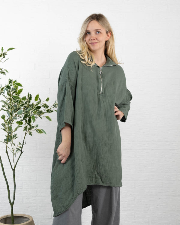 Lydia tunika/kjole, Khaki