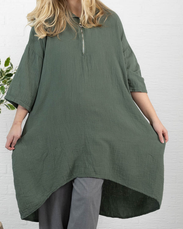 Lydia tunika/kjole, Khaki