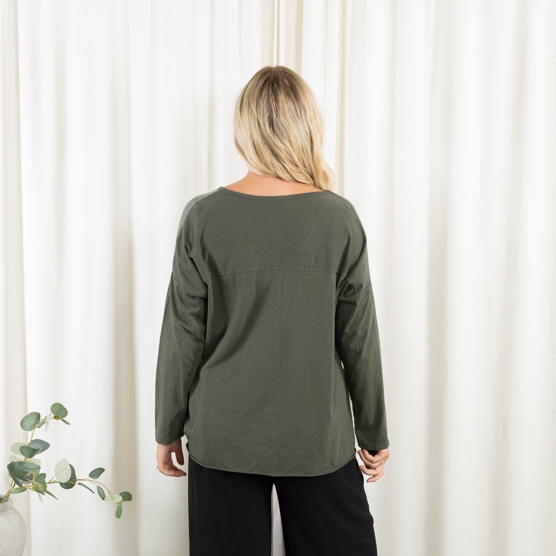 Chic t-shirt, Khaki