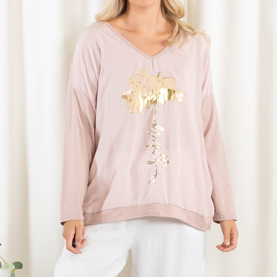 Gry t-shirt, Rosa