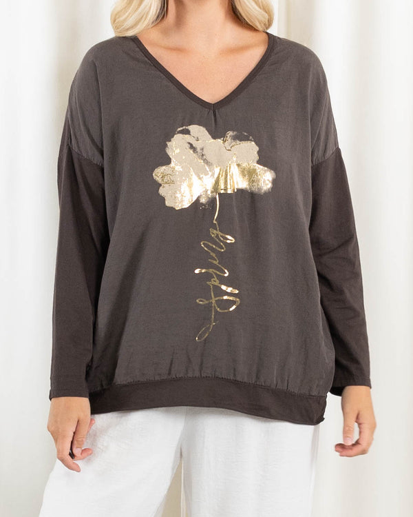 Gry t-shirt, Choko