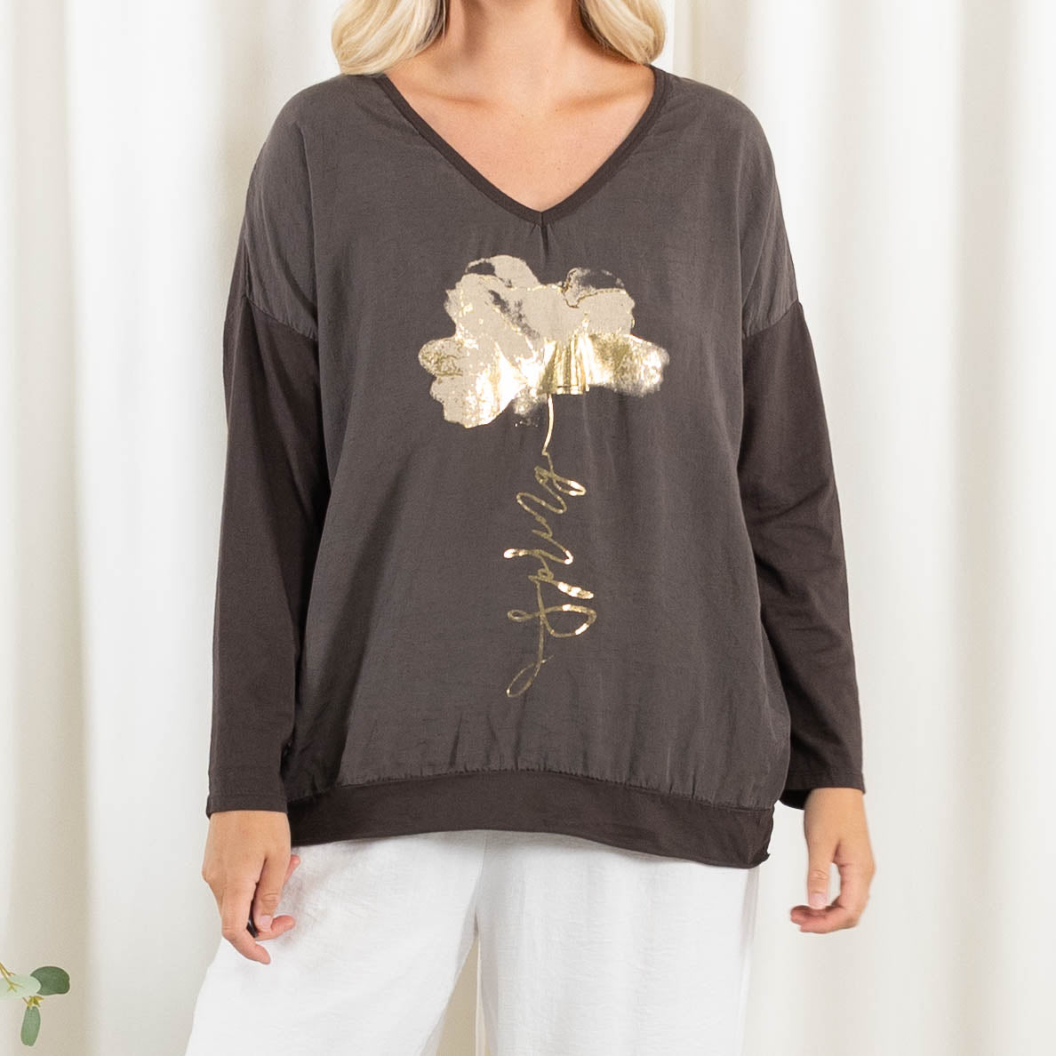 Gry t-shirt, Choko