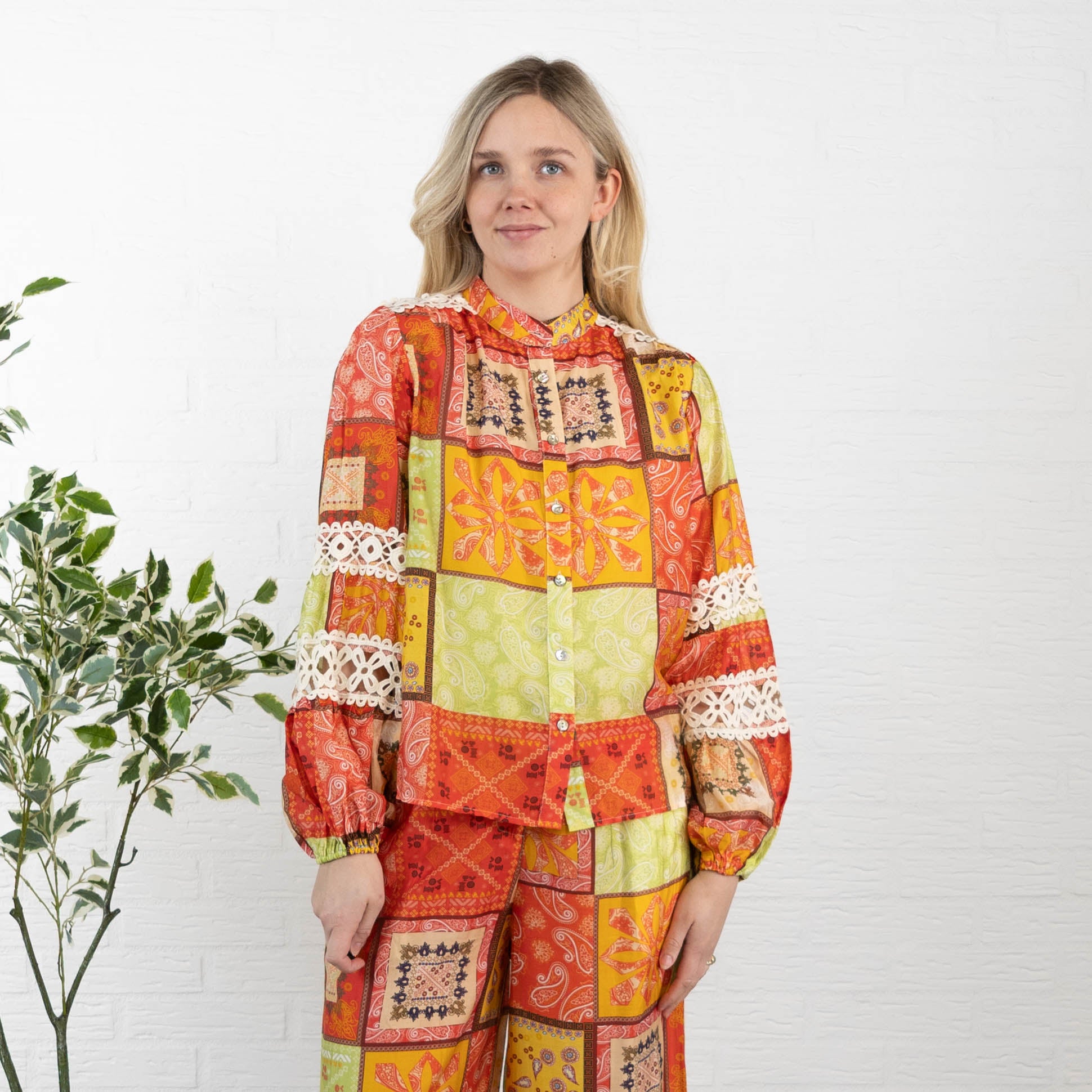 Andrea skjorte, Orange