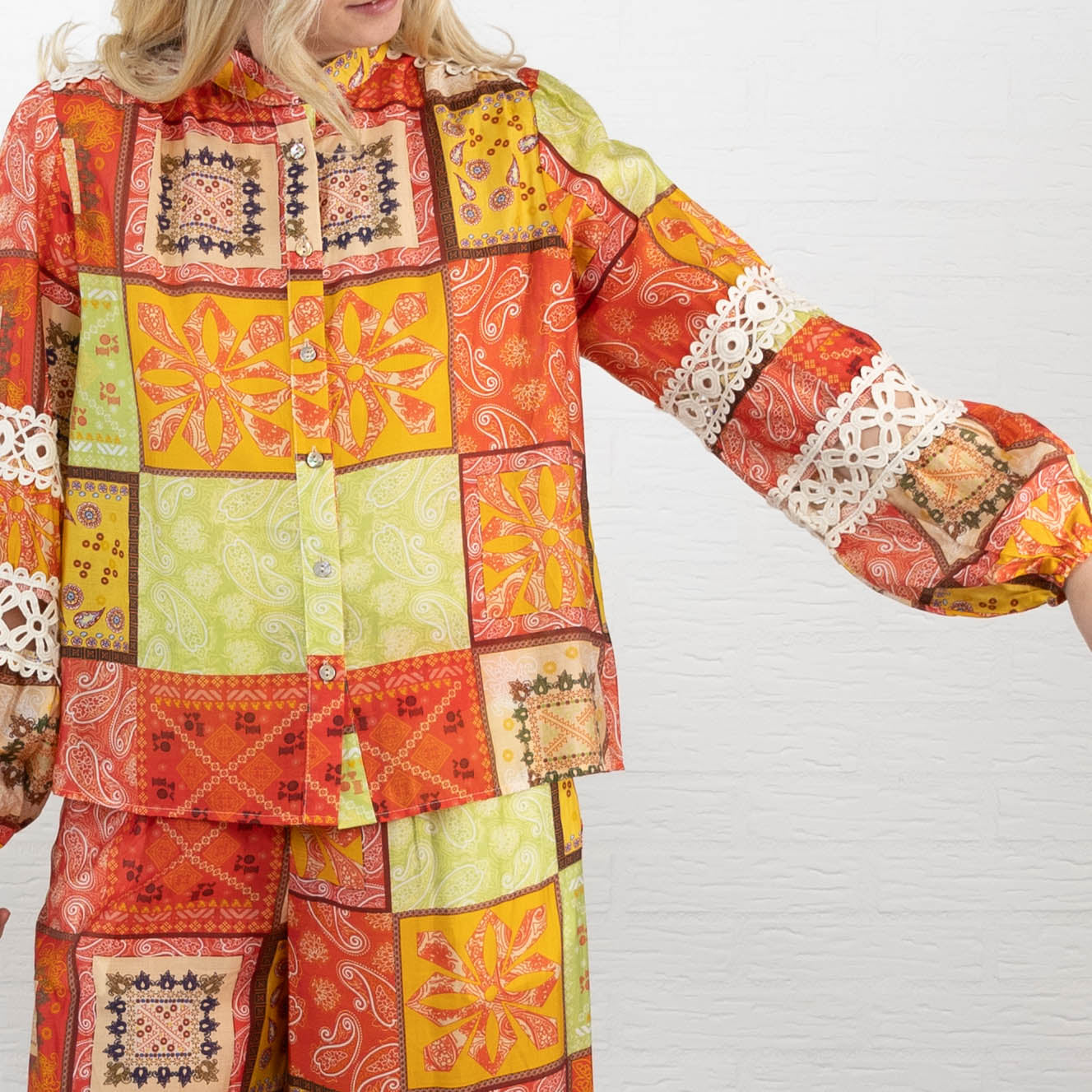 Andrea skjorte, Orange