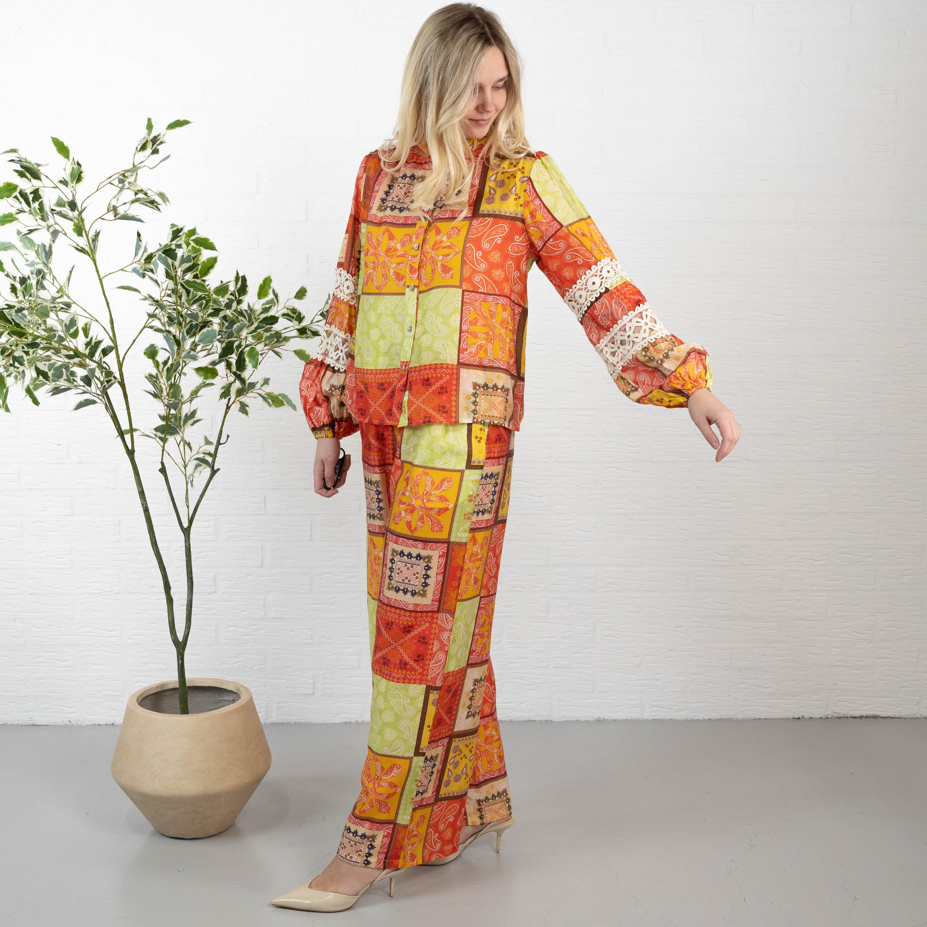 Andrea skjorte, Orange