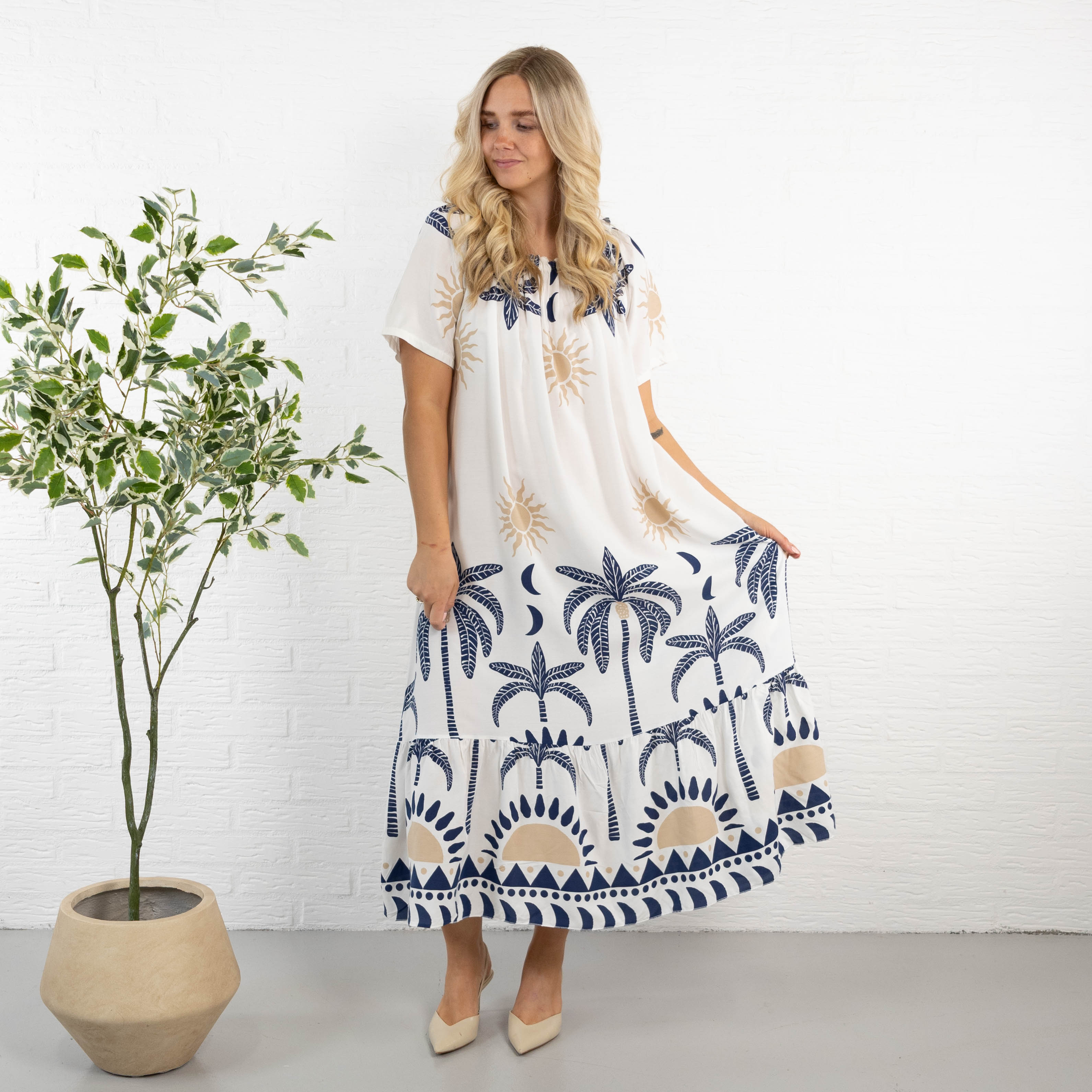 Sanne kjole, Navy