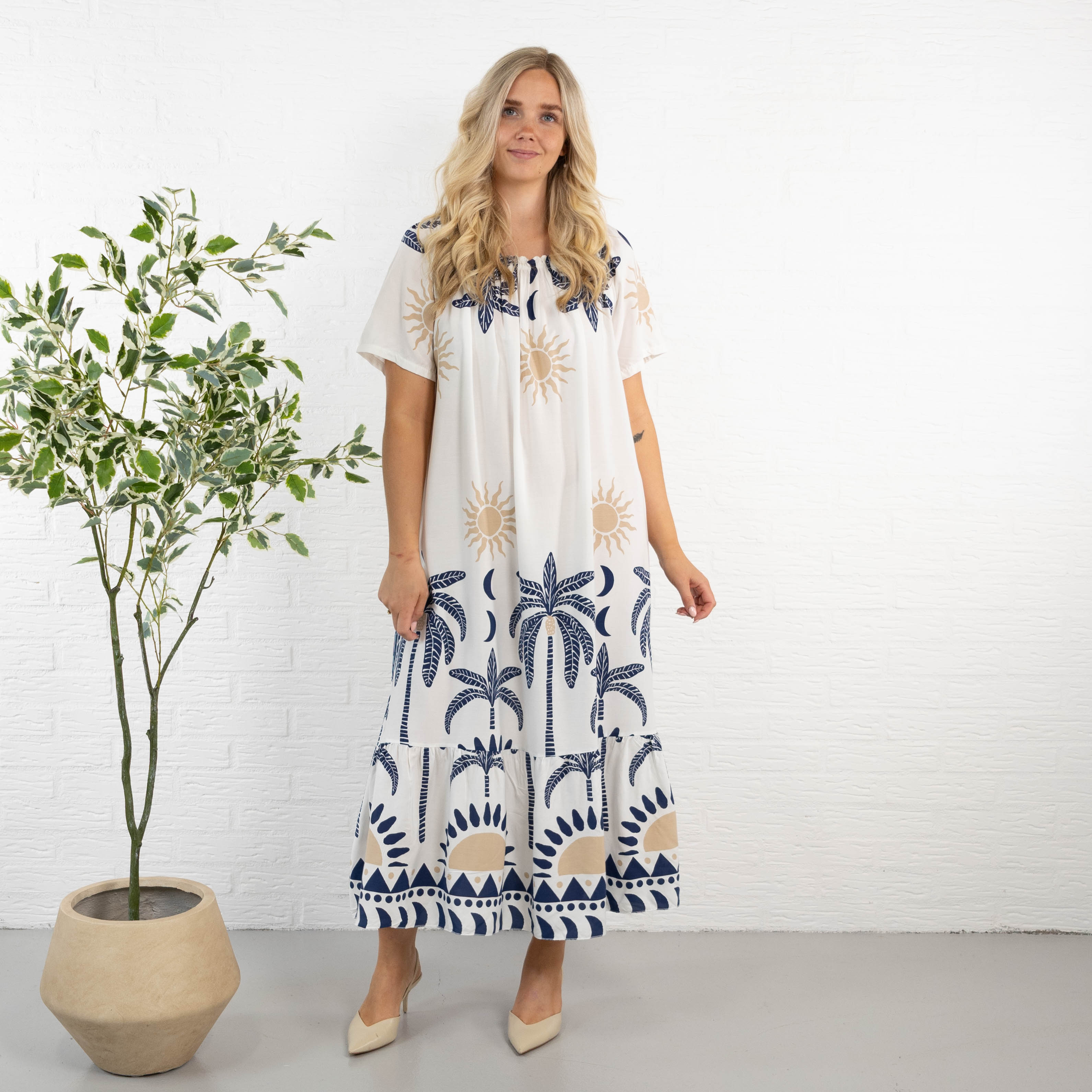 Sanne kjole, Navy
